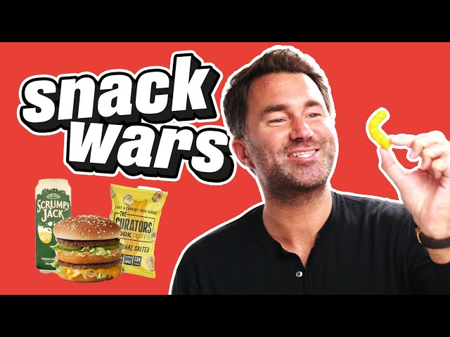Eddie Hearn Tries A Big Mac For The Very First Time! | Snack Wars | @LADbible