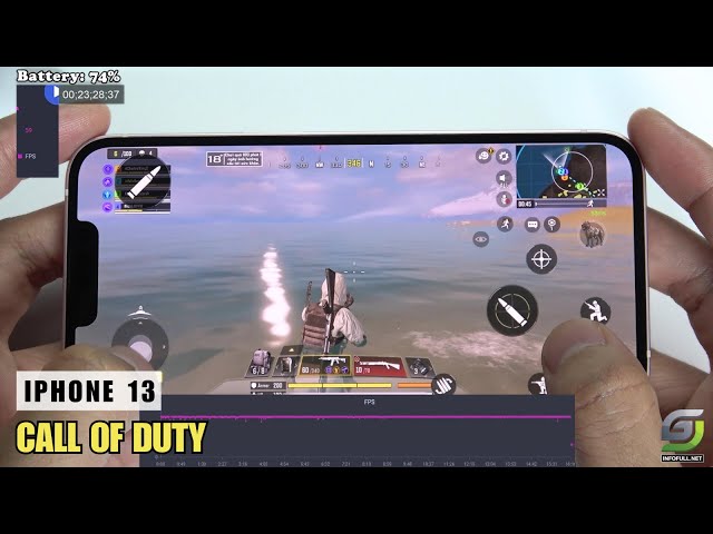iPhone 13 test game Call of Duty Mobile CODM 2024