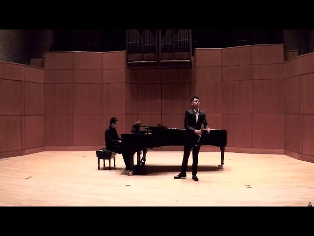 Poulenc Clarinet Sonata - Romanza, Jack Li & Scott Meek