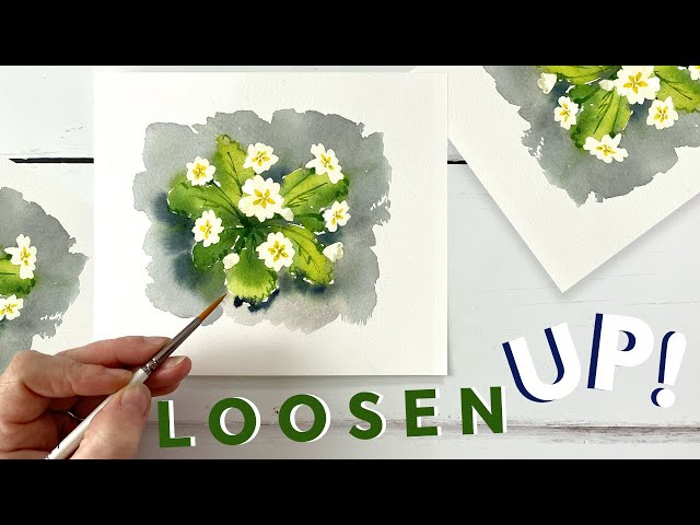 Loosen Up Your Watercolour Flowers With This Quick Primrose Drill!