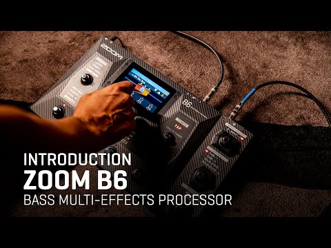 Zoom B6 Bass Multi-Effects Processor: Introduction