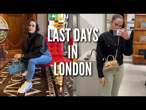 Last days in London Vlog | Selfridges, Friends & Travelling back to NYC