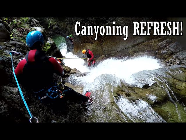 Canyoning Refresh | Ideal zum Auffrischen der Kenntnisse | Canyoning Tessin | Val Cugnasco inferiore