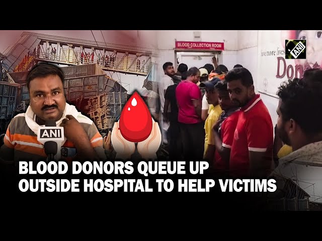 Odisha Train Accident: Blood donors queue up outside hospital to help victims