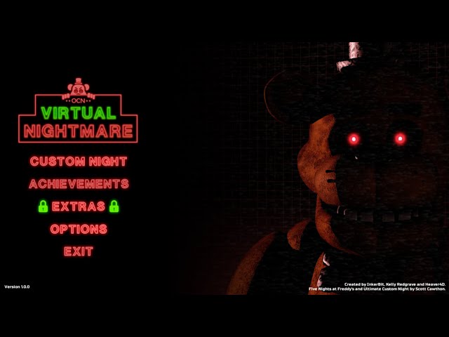 (NIGHT 3 ghallenge fnaf3)Omega Custom Night 2 Virtual Nightmare Part 3
