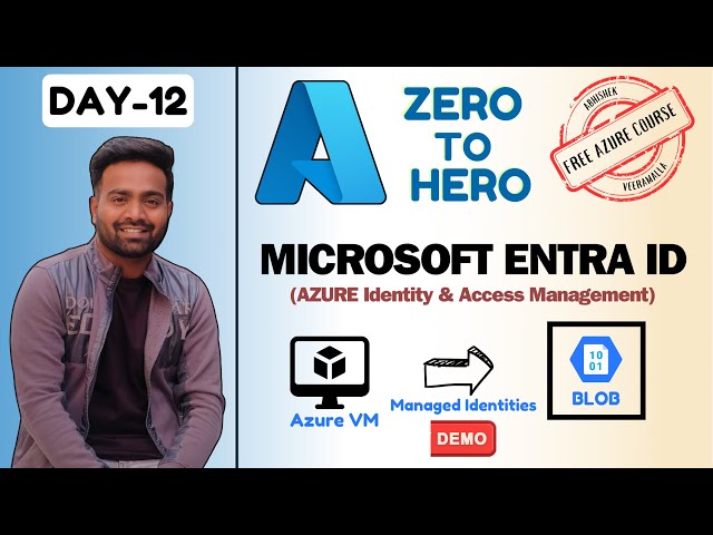 Day -12 | Azure IAM from Basics | Azure Managed Identities Demo with Microsoft Entra (With Notes)