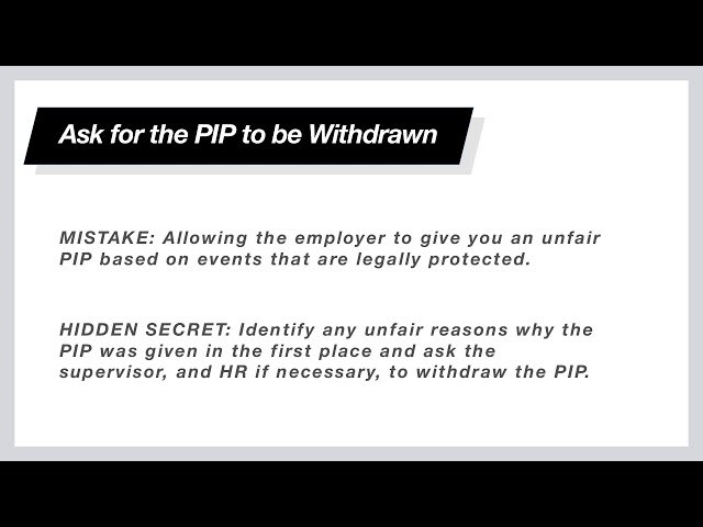 Never Make These 11 PIP Mistakes: Hidden Secrets to Surviving your PIP