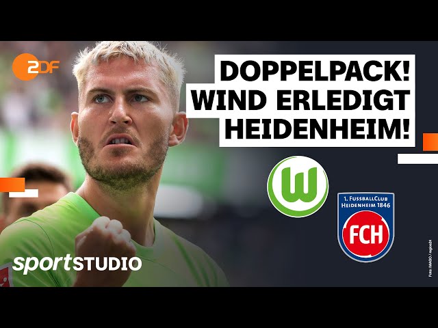 VfL Wolfsburg - 1. FC Heidenheim 1846 | Bundesliga, 1. Spieltag Saison 2023/24 | sportstudio