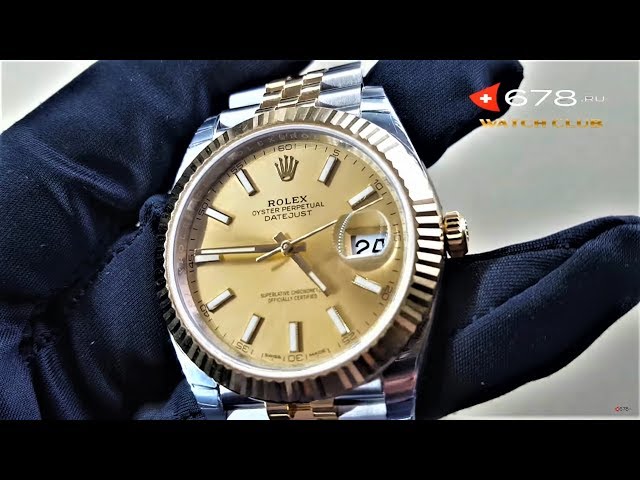 Rolex DateJust 41 mm 126333-0010 review Rolesor Champagne-colour Dial