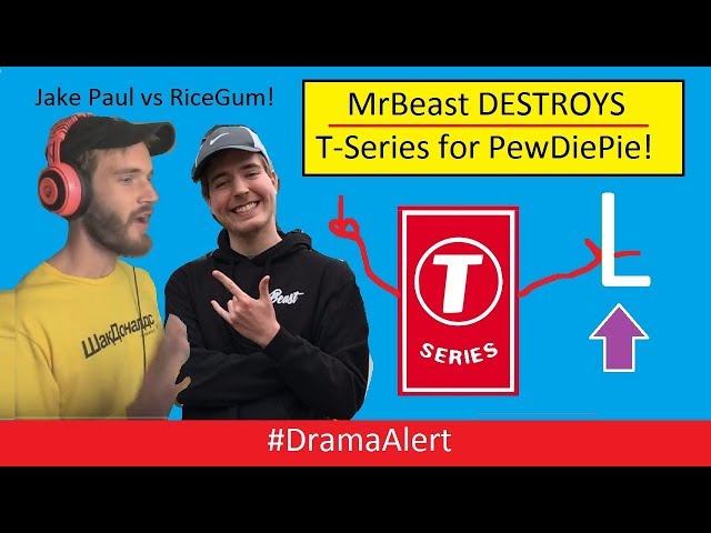Mr Beast DESTROYS T-Series for PewDiePie! #DramaAlert Jake Paul vs RiceGum! ETIKA!
