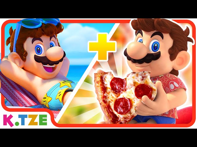 Thermal Bad und Pizza essen 🏖🍕 Super Mario Odyssey & Party