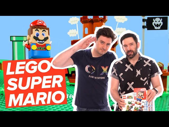 Lego Super Mario: WHAT HAVE YOU DONE TO BOWSER JR? Let's Build Mario Lego Starter Set!