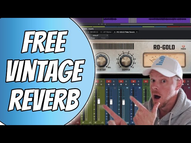 RO-GOLD Vintage Plate Reverb From Black Rooster Audio (Free Plugin)