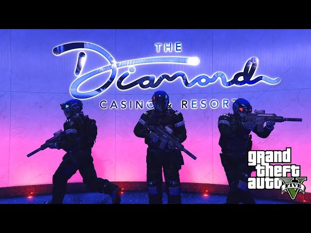 GTA 5 - Diamond Casino Heist SWAT RESPONSE! GTA 5 Playing As Cops LSPDFR  SWAT Response (Ocean's 11)