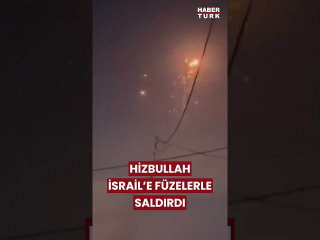 Hizbullah İsrail'e füzelerle saldırdı! #shorts #hizbullah #haber