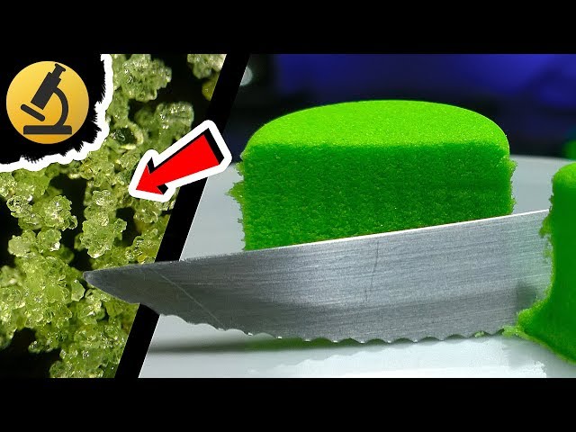 kinetic Sand Under the Microscope (Satisfying)