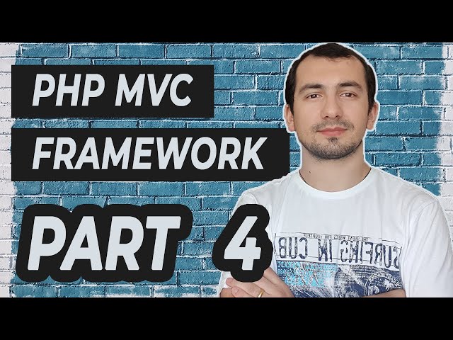 Registration, Password Encryption, Sessions - Part 4 | PHP MVC Framework from Scratch
