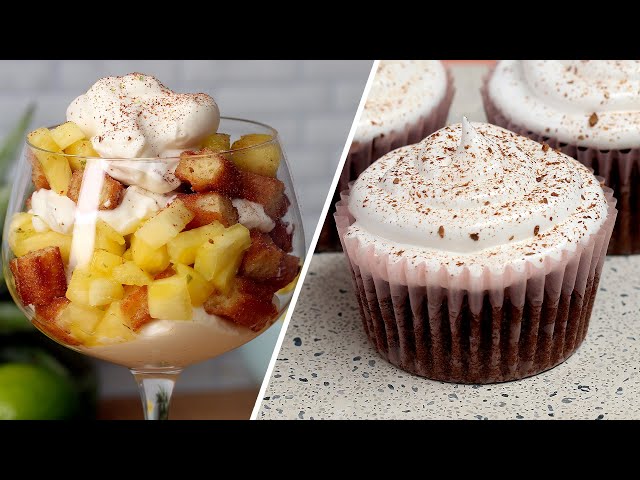 Churro Eton Mess & Mexican-Inspired Chocolate Cupcakes
