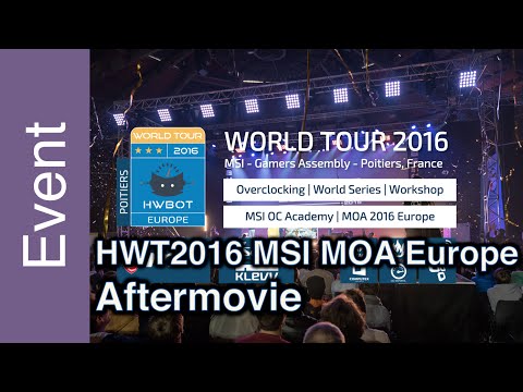 HWBOT World Tour 2016 - MSI Europe