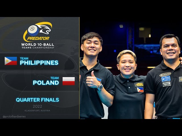 Philippines vs Poland ▸ Predator World Teams Championship ▸ 10-Ball