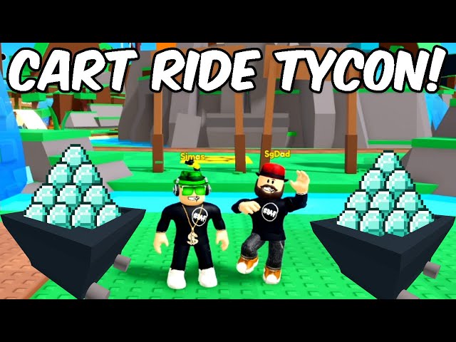 2 Player Cart Ride Tycoon Plus Mining Experience in Roblox