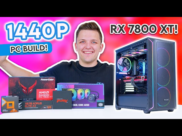 Best RX 7800 XT Gaming PC Build 2023! 👀 [Testing AMD's Latest $499 GPU in 15+ Titles]