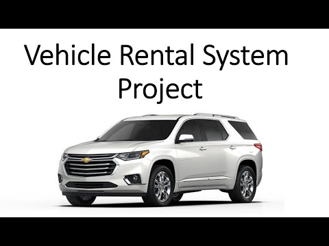 Vehicle Rental Project in ASP.NET CORE