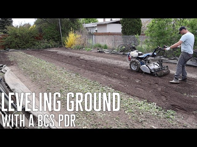 Leveling Ground with a BCS PDR