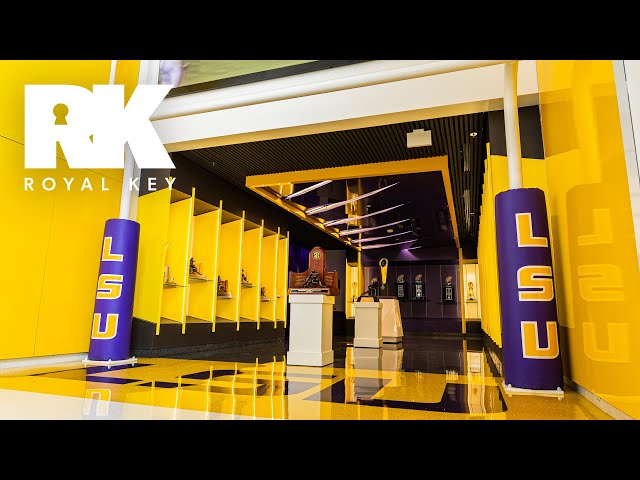 Inside the LSU TIGERS’ $28,000,000 FOOTBALL Facility | Royal Key