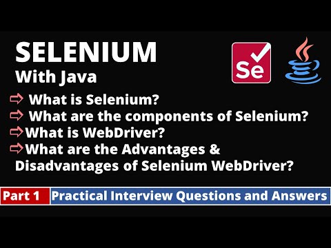 Selenium with Java Tutorials & Practical Interview Questions