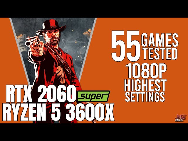 RTX 2060 Super + Ryzen 5 3600x | 55 games tested | highest settings 1080p benchmarks!