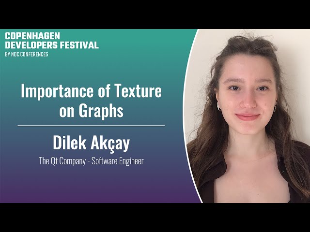 Importance of Texture on Graphs - Dilek Akçay - Copenhagen DevFest 2023