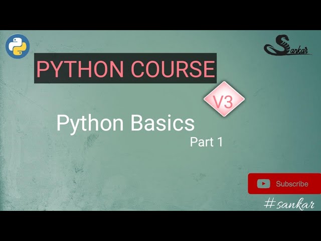 Python basics (part1)