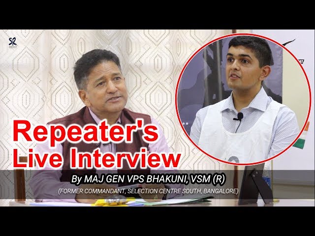 Repeater's Live SSB Interview Teaser | SSB Sure Shot Academy | Personal Interview