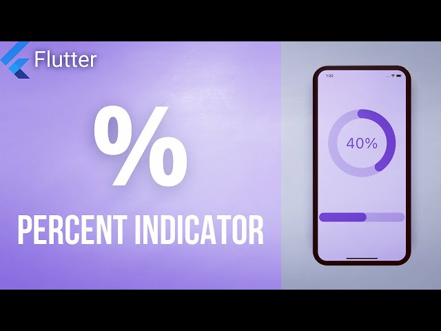 PERCENT INDICATOR • Flutter Package of the Day #04