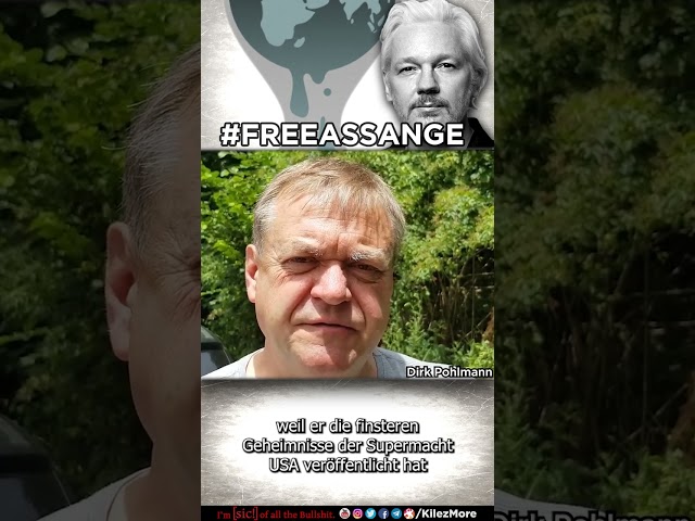 FreeAssange! #julianassange #friedensbewegung #freeassange #freeassangenow #wikileaks #friedentotal