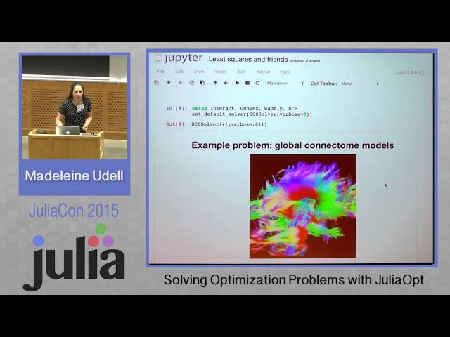 Solving optimization problems with JuliaOpt | Workshop | JuliaCon 2015