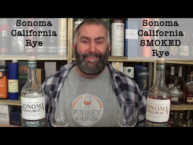 Sonoma California Rye Whiskey im Vergleich mit Sonoma California Smoked Rye Whiskey  - WhiskyJason