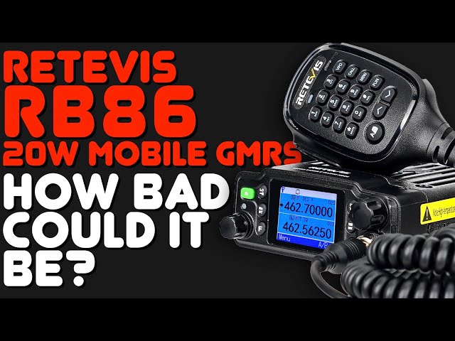 Retevis RB86 Mobile GMRS Review - Power Test & Overview Of Features And Everything Wrong With It