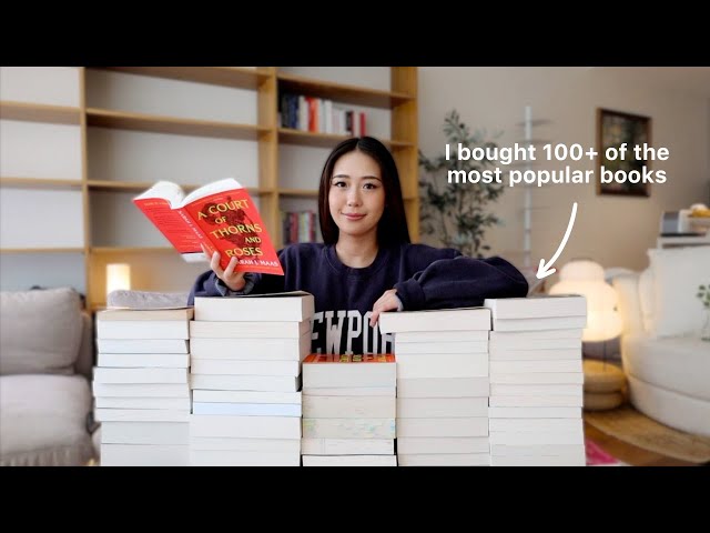 HUGE BOOK HAUL because I need to fill my home library...(100+ books) 📚