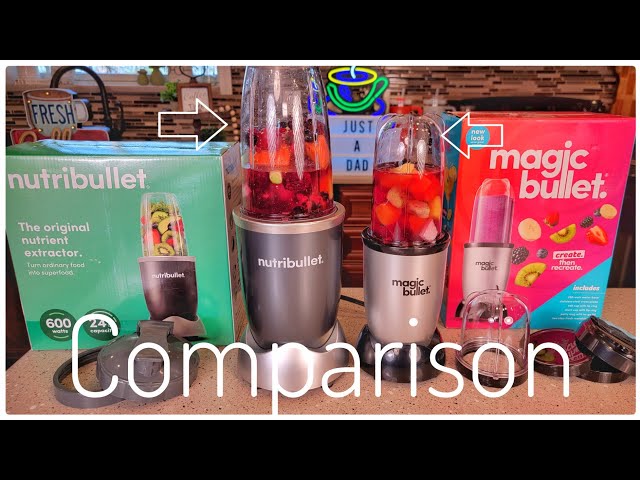 Magic Bullet vs NutriBullet Blender Comparison     Which One Is The Best Smoothie Maker??
