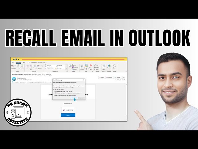 How to Recall Email in Outlook App | Undo Sent Messages Quickly