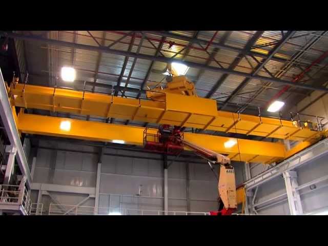 40 ton Overhead Crane Fast motion Installation & Test