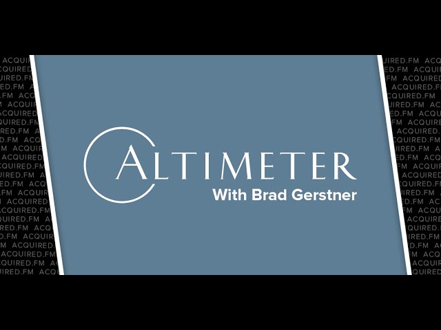 Altimeter (with Brad Gerstner)