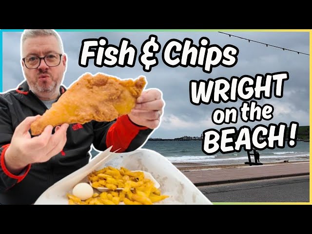 Does FISH & CHIPS taste better by the SEASIDE? | Wright on the Beach in SWANAGE !!