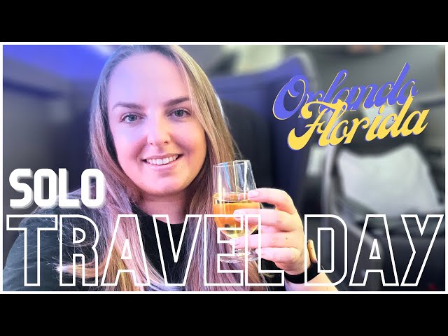SOLO Florida Travel Day Vlog | LGW to MCO British Airways Club World