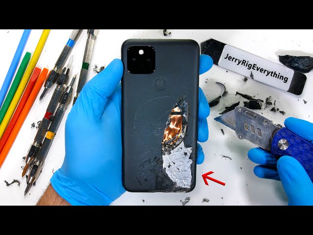 Is the Google Pixel 5 Really made of Metal? - Durability Test!