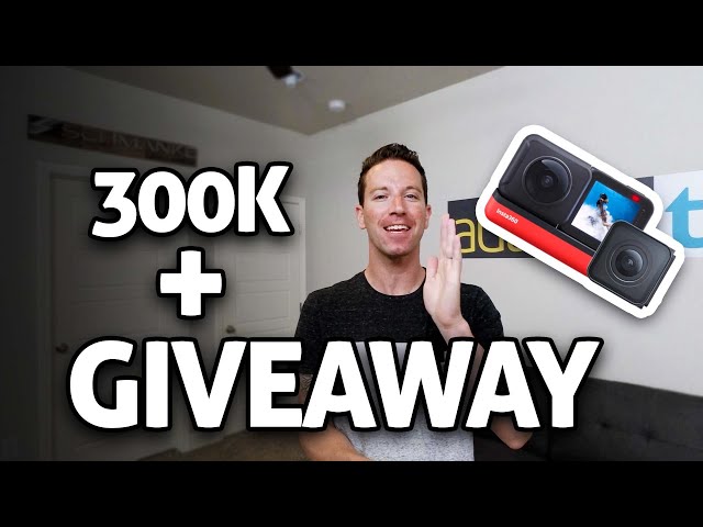 300K Subscribers 🙏 Insta360 ONE R Giveaway! 🎁