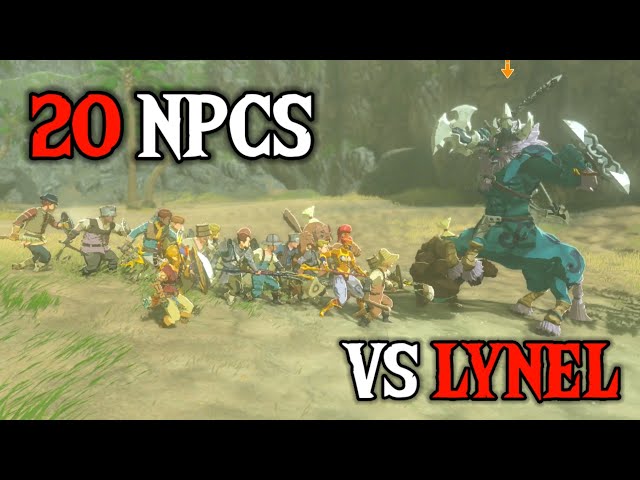 Can 20 NPCs Defeat a LYNEL? | Zelda: Tears of the Kingdom