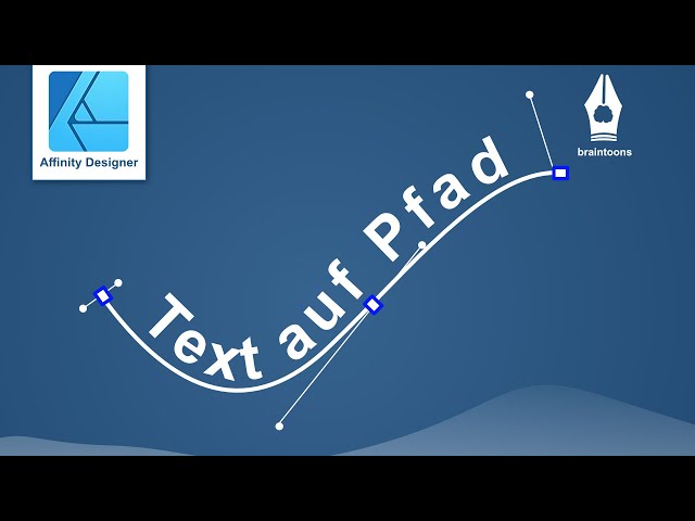 Text auf Pfad | Affinity Designer [Deutsch]